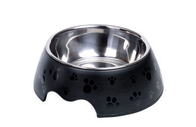 Produktbild von Nobby Melamin Napf "NOBLY PAW" M, schwarz - 350 ml