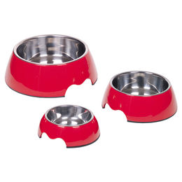 Produktbild von Nobby Melamin Napf Nobly rot für Hunde Größe L - 700 ml