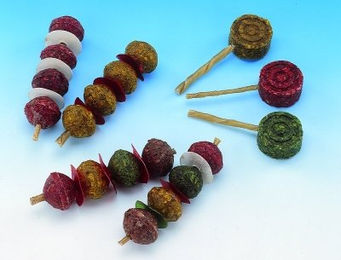 Produktbild von Nobby Munchi Schaschlik Kauartikel Rinderhaut - 60 g