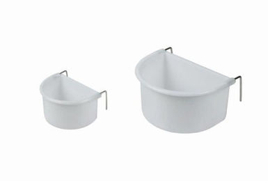 Produktbild von Nobby Napf mit Drahthaken weiß - 225 ml