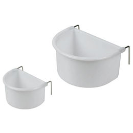 Produktbild von Nobby Napf mit Drahthaken weiß - 75 ml