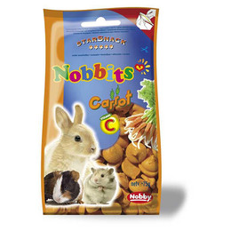 Produktbild von Nobby Nobbits Carrot Snack für Nager - 75 g