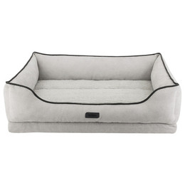 Produktbild von Nobby Orthopädisches Komfortbett eckig LAGO hellgrau