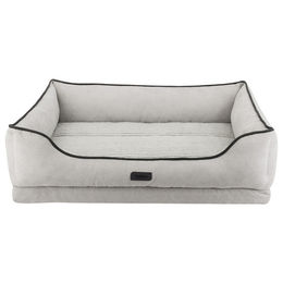 Produktbild von Nobby Orthopädisches Komfortbett eckig Lago hellgrau für Hunde