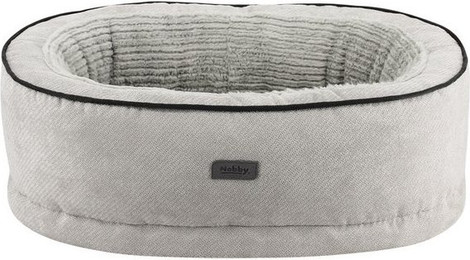 Produktbild von Nobby Orthopädisches Komfortbett oval LAGO hellgrau