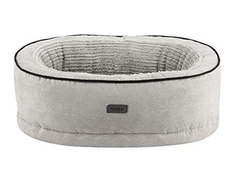 Produktbild von Nobby Orthopädisches Komfortbett oval Lago hellgrau für Hunde