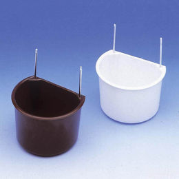 Produktbild von Nobby Papageiennapf mit Drahthalter braun