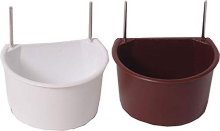 Produktbild von Nobby Papageiennapf mit Drahthalter weiß