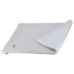 NOBBY Plaid PUPPY elfenbeinfarben 70 x 90 cm – Bild 1 von 4