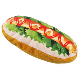 Nobby Plüsch-Hot-Dog Hundespielzeug – Bild 1 von 3