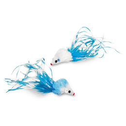 Nobby Plüsch Maus mit Federn und Catnip – Bild 1 von 3