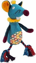 Produktbild von Nobby Plüsch Maus mit Seil - 41 cm