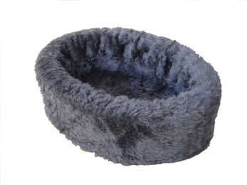 Produktbild von Nobby Plüschbett grau 100 cm - 100 cm