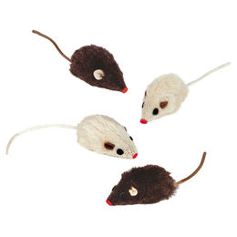 Nobby Plüschmaus mit Rassel 5 cm - 4 x 5 cm – Bild 1 von 4