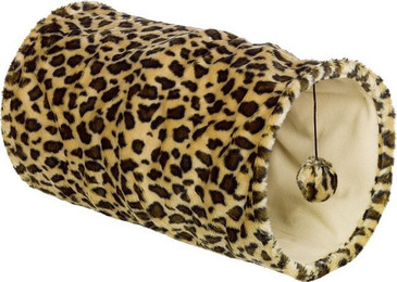Produktbild von Nobby Plüschtunnel leopard Ø 25 x 50 cm