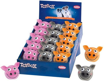 Produktbild von Nobby Schweinebälle 3 Farben Sortiert 8 cm - 8 cm