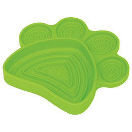 Nobby Silikon Beschäftigungsnapf Paw grün – Bild 1 von 2