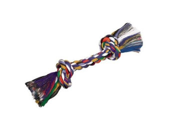 Produktbild von Nobby Spielseil bunt mit 2 Knoten - 270 g