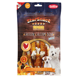 Produktbild von Nobby Starsnack Barbecue Mini Chicken Calcium Bone - 113 g