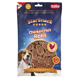 Produktbild von Nobby Starsnack Chicken Fish Rolls - 113 g