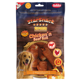 Produktbild von Nobby Starsnack Chicken n Beef Roll - 180 g