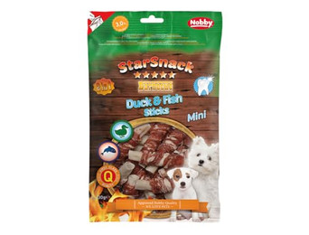 Produktbild von Nobby StarSnack Duck & Fish Sticks Mini - 130 g