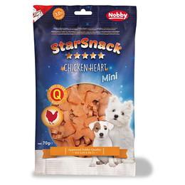 Produktbild von Nobby Starsnack Mini Chicken Heart - 70 g