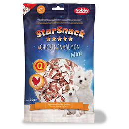 Produktbild von Nobby Starsnack Mini Chicken & Salmon - 70 g