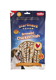 Produktbild von Nobby Starsnack Screwed Chicken Fish - 113 g