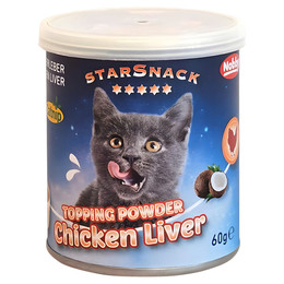 Produktbild von Nobby StarSnack TOPPING POWDER Chicken Liver mit Catnip 60 g