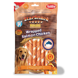 Produktbild von Nobby Starsnack Wrapped Salmon - 70 g