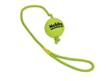 Produktbild von Nobby Tennisball mit Wurfschlaufe M 6,5 cm - 1 Stk.