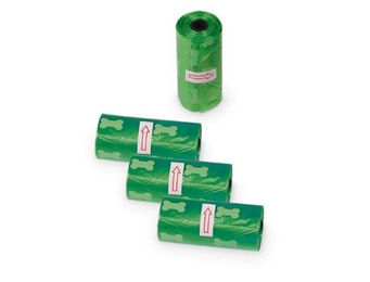Produktbild von Nobby TidyUp Kotbeutel mit Knochendruck grün - 4 x 15 Stk.