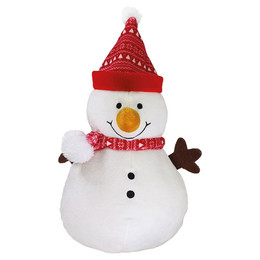 Produktbild von Nobby Tierkuscheltier Hundespielzeug Xmas Schneemann weiß