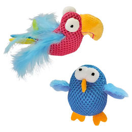 Produktbild von Nobby Tierkuscheltier Katzenspielzeug Vogel mit Catnip aus Mesh