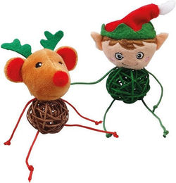 Produktbild von Nobby Tierkuscheltier Nobby Katzenspielzeug Xmas Elf und Rentier, PET