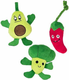 Produktbild von Nobby Tierkuscheltier Nobby Plüschspielzeug "VEGI" mit Catnip, Zufallsartikel 1 St.