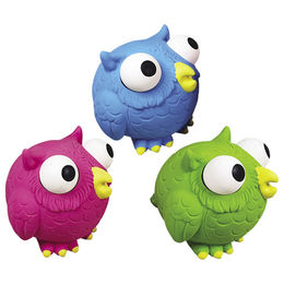 Produktbild von Nobby Tierquietschie Hundespielzeug Latex Eule Pop Out