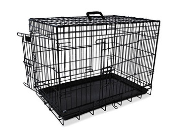 Produktbild von Nobby Transportkäfig für Hunde faltbar schwarz