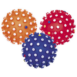 Produktbild von Nobby Vinyl Noppenball mit Squeaker, Größe L - 1 Stk.