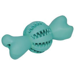 Nobby Vollgummi Ball mit Knochen Dental Line - 18 cm – Bild 1 von 2