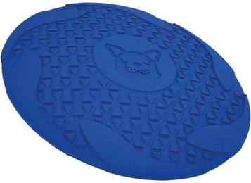 Produktbild von Nobby Vollgummi Fly-Disc Hundespielzeug blau