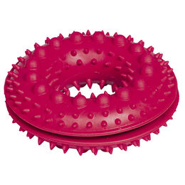 Nobby Vollgummi Snackring mit Noppen rot – Bild 1 von 2