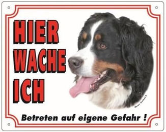 Produktbild von Nobby Warntafel Berner Sennenhund auf hellem Hintergrund
