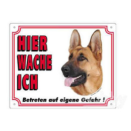 Produktbild von Nobby Warntafel brauner deutscher Schäferhund