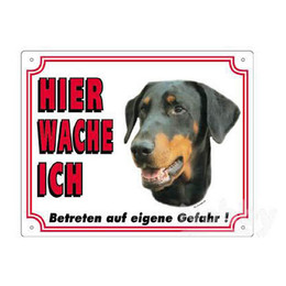 Produktbild von Nobby Warntafel Dobermann auf hellem Hintergrund
