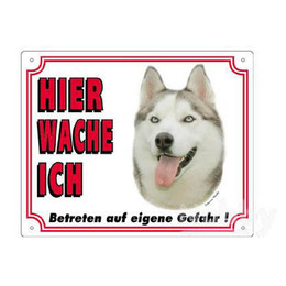Produktbild von Nobby Warntafel Husky auf hellem Hintergrund