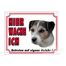Produktbild von Nobby Warntafel Jack Russell Terrier auf hellem Hintergrund