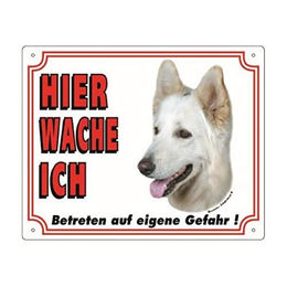 Produktbild von Nobby Warntafel weißer Deutscher Schäferhund