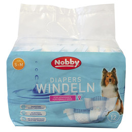 Produktbild von Nobby Windeln für Hündinnen Größe S-M